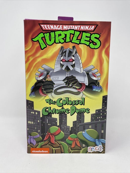 Teenage Mutant Ninja Turtles Cartoon Chrome Dome Ultimate 7" Scale Figure