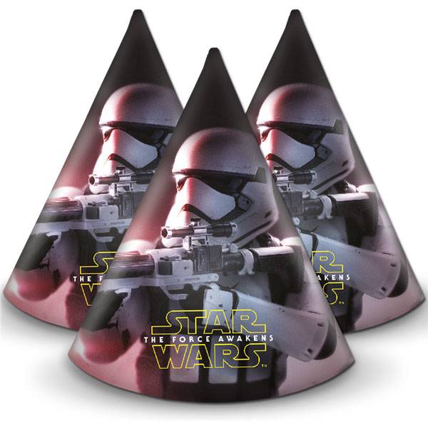 Star Wars 7 Party Hats, Pack of 6