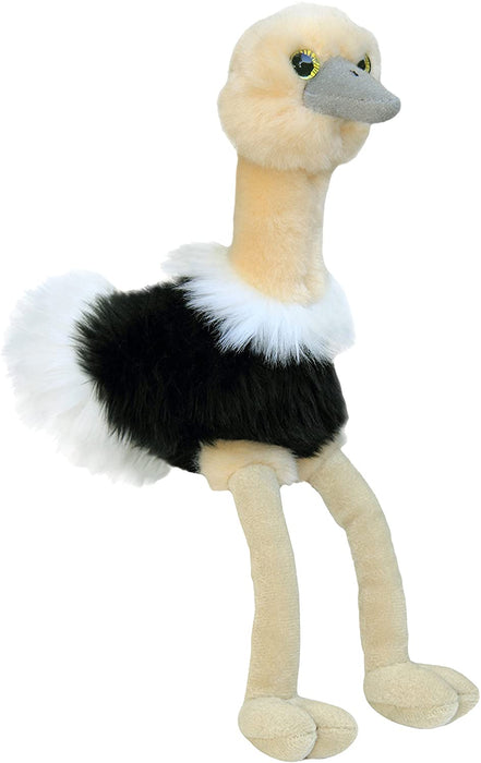 𓅦Adorable AURORA Mini Flopsie Ozzi Ostrich - Huggable Plush Toy, Perfect Gift