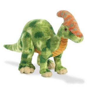 🦕Plush Parasaurolophus 14-Inch: Huggable Prehistoric Joy for All Ages!