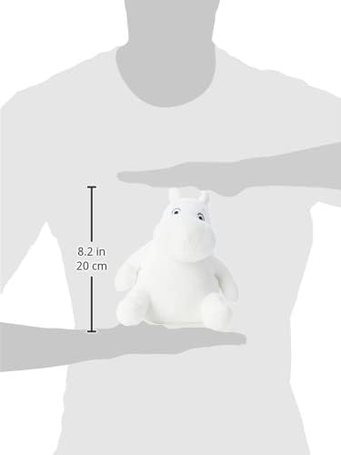 Moomin Sitting 8In - Venture into Moomin Valley with this Delightful Soft Toy!