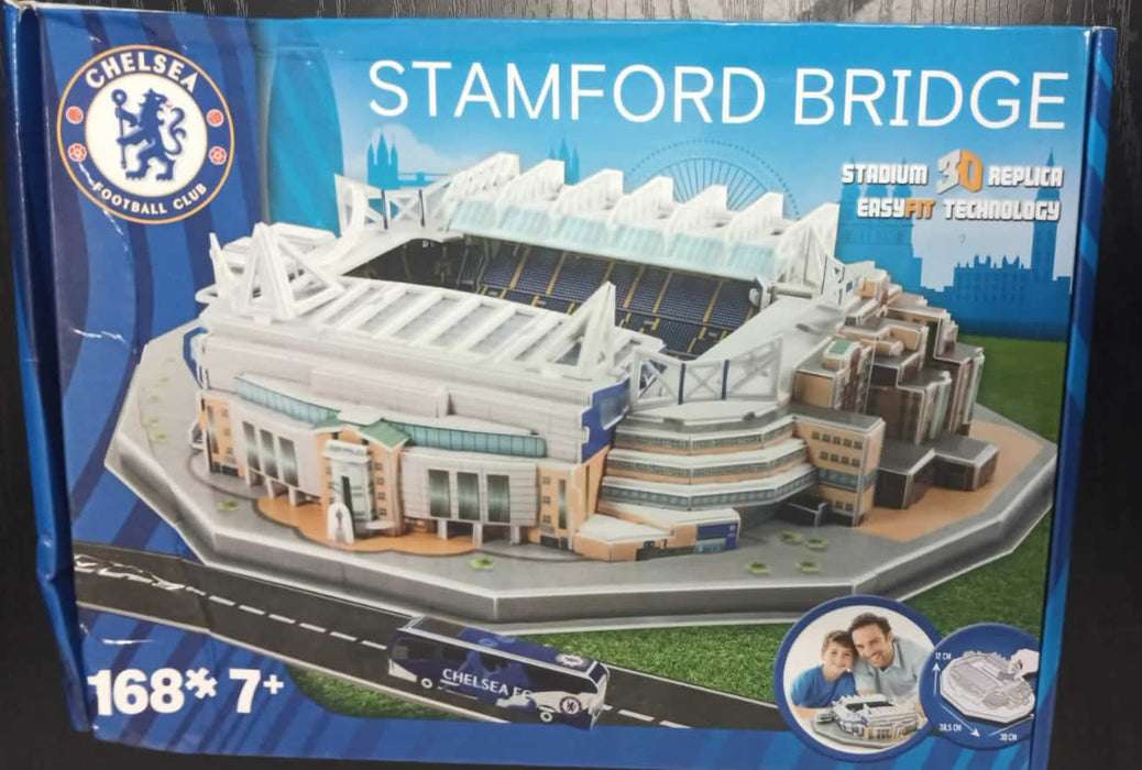 Chelsea Stamford Bridge 3D Puzzle - Build Your Own Iconic Stadium