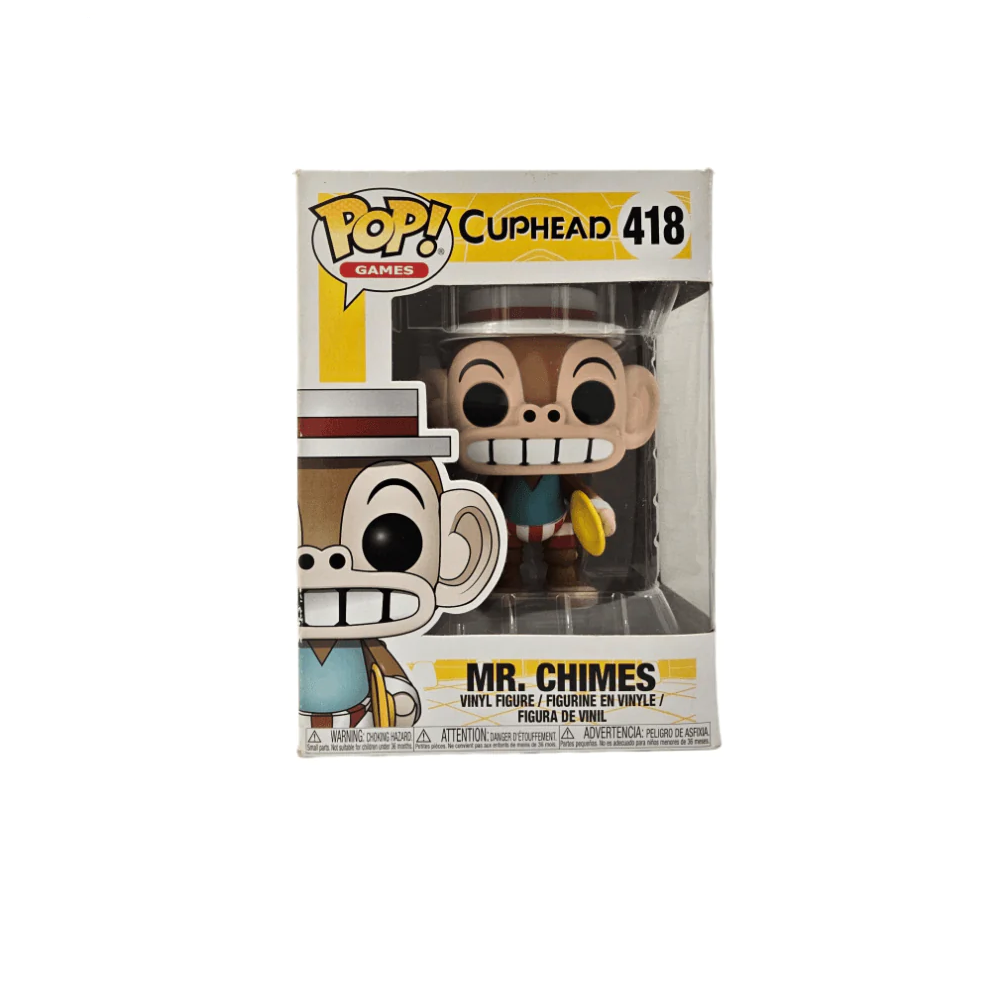 Pop Funko Cuphead Mr. Chimes Exclusive Vinyl Figure