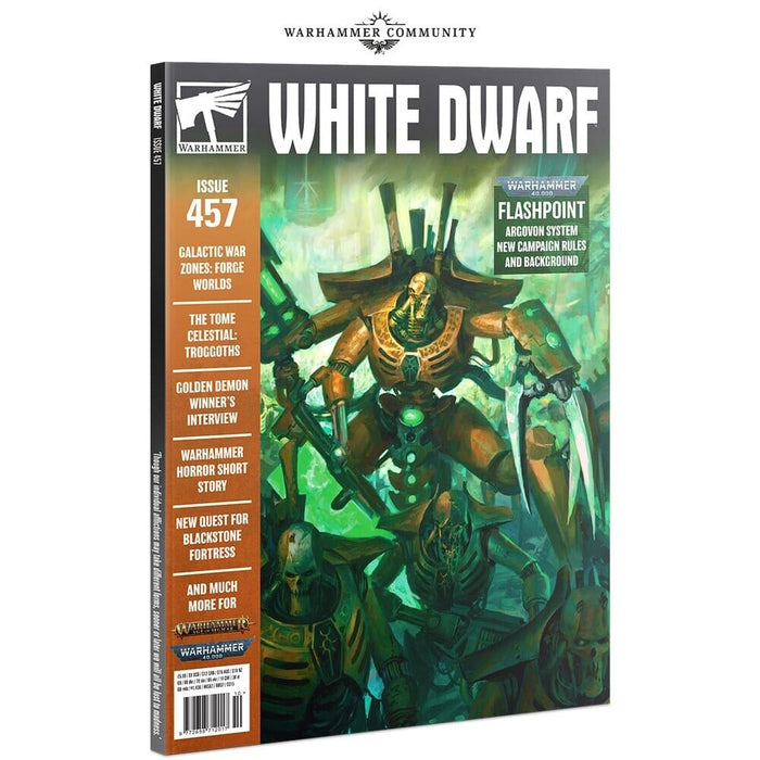 White Dwarf Magazine Issue 457 - Content, Articles, October 2020