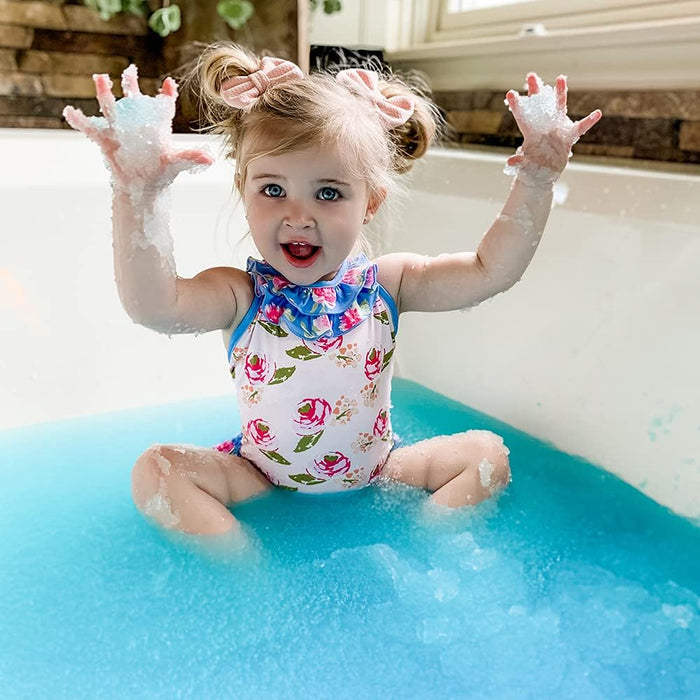 Junior  Kids Slime Baff - Turn Water Into Gooey Children's Sensory and Bath Toy Blue