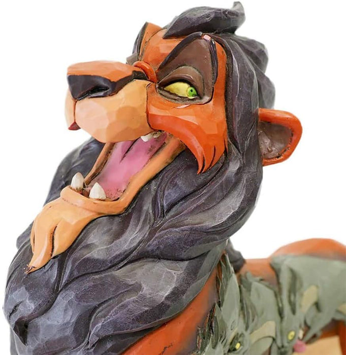 Enesco Disney Traditions by Jim Shore Lion King Scar Villain Figurine, 7 Inch, Multicolor
