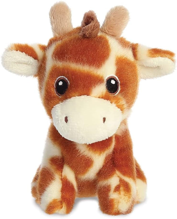 AURORA, 35068, Eco Nation Mini Giraffe, 5In, Soft Toy, Brown