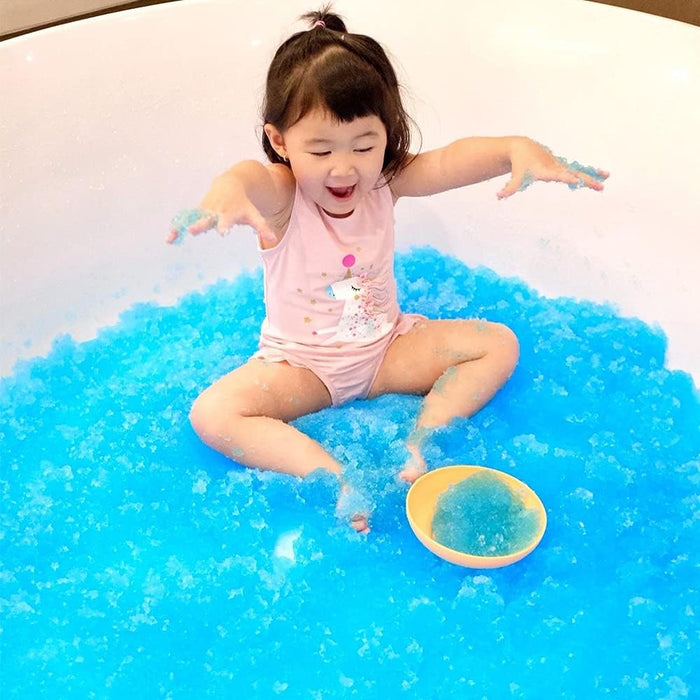 Junior  Kids Slime Baff - Turn Water Into Gooey Children's Sensory and Bath Toy Blue