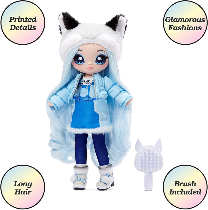 Na! Na! Na! Surprise Teens Fashion Doll - Collectable Wolf Inspired with Blue Hair