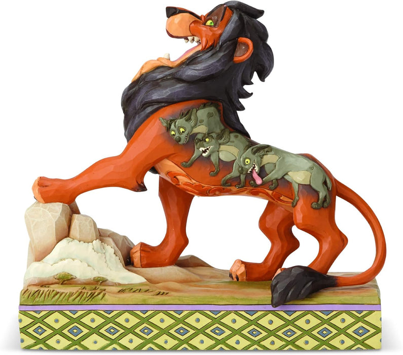 Enesco Disney Traditions by Jim Shore Lion King Scar Villain Figurine, 7 Inch, Multicolor