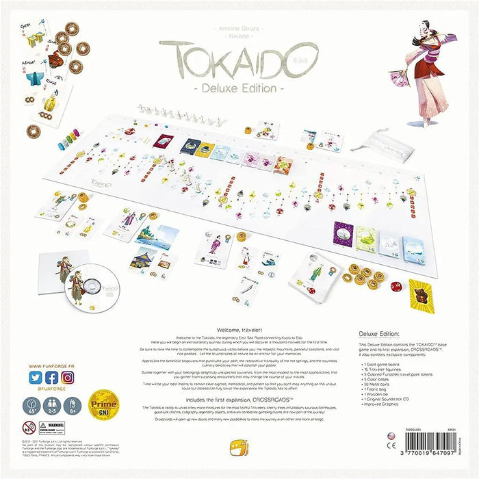 Funforge Tokaido Deluxe: Strategy, Adventure, Exploration Game