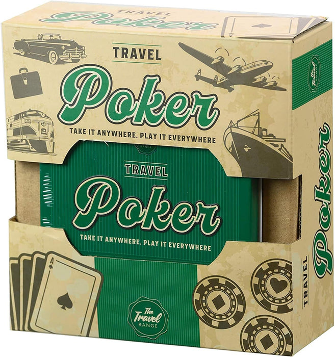 Travel Poker Funtime Portable Pocket-Sized Game Set