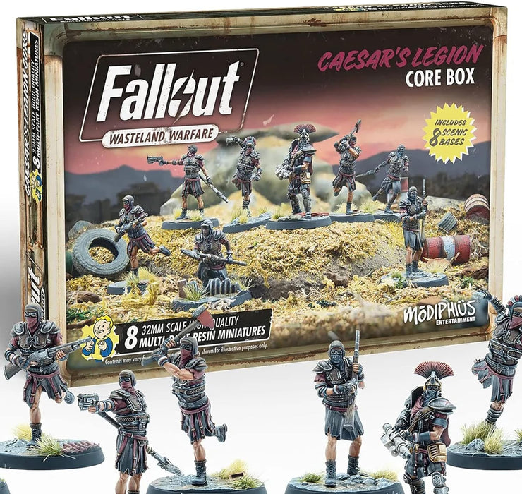 Lead Caesar's Legion to Victory with Fallout Wasteland Warfare Miniatures Set