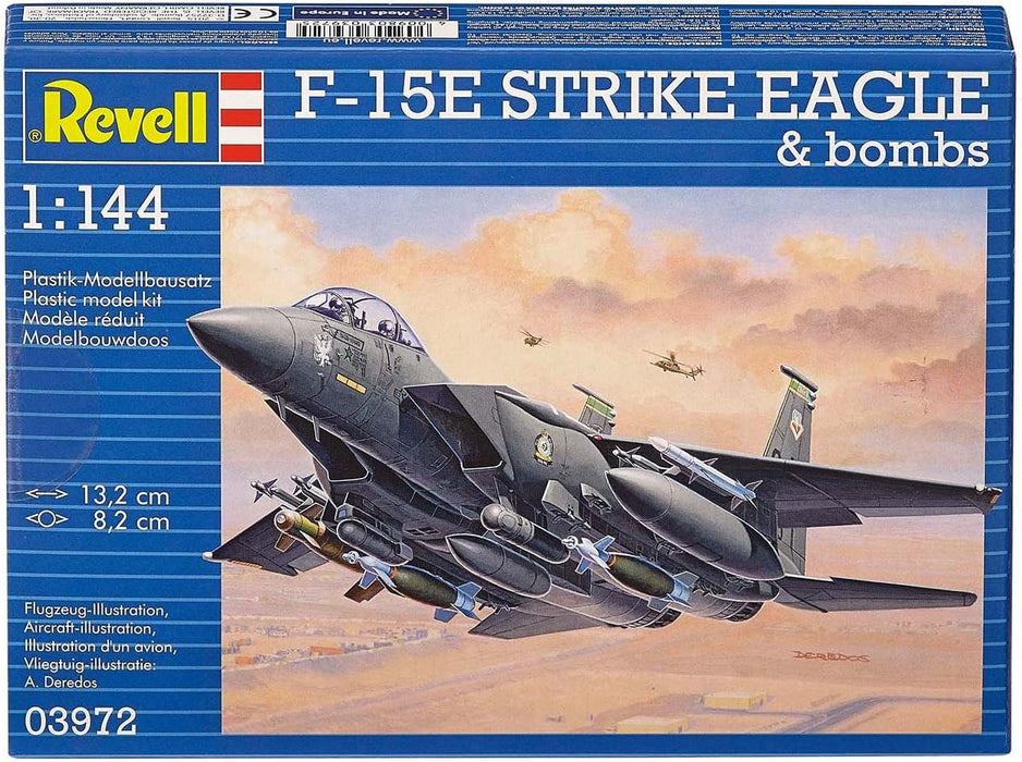 Revell 03972 F-15E Strike Eagle & bombs 1:144 Scale Unbuilt/Unpainted Plastic Model Kit
