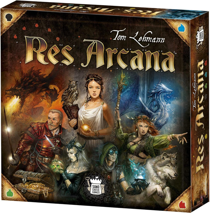 Res Arcana Board Game - Mages, Magic & Monuments! Fantasy Adventure for Kids & Adults