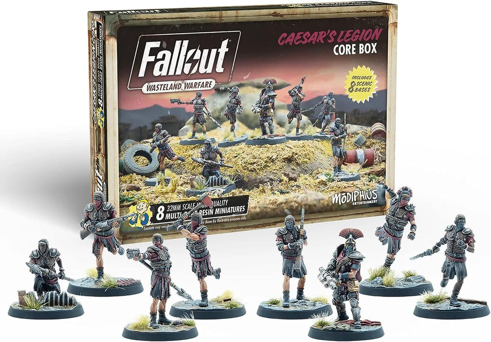 Lead Caesar's Legion to Victory with Fallout Wasteland Warfare Miniatures Set