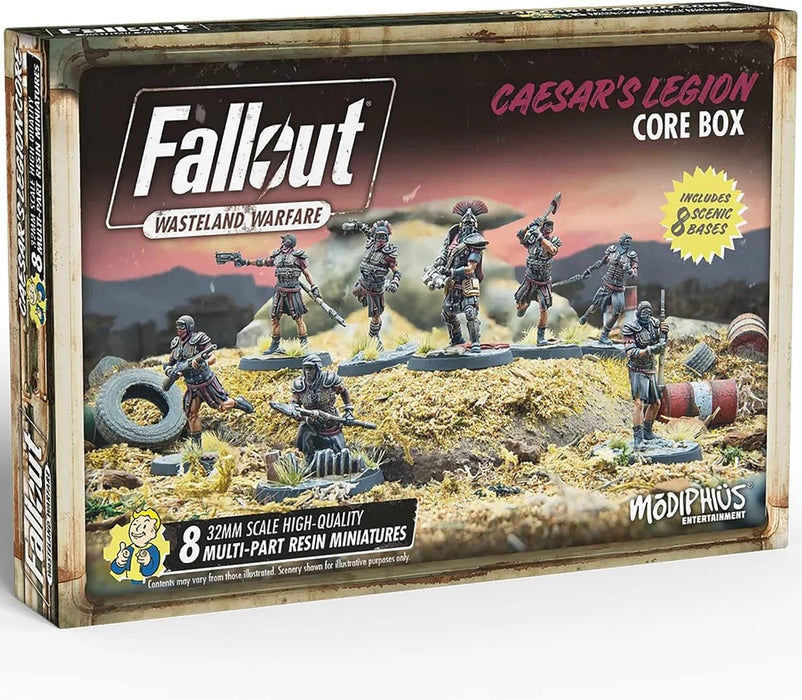 Lead Caesar's Legion to Victory with Fallout Wasteland Warfare Miniatures Set