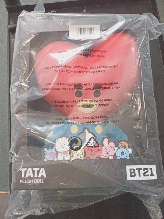 AURORA BT21 Tata Plush 12" - Official Red Soft Toy