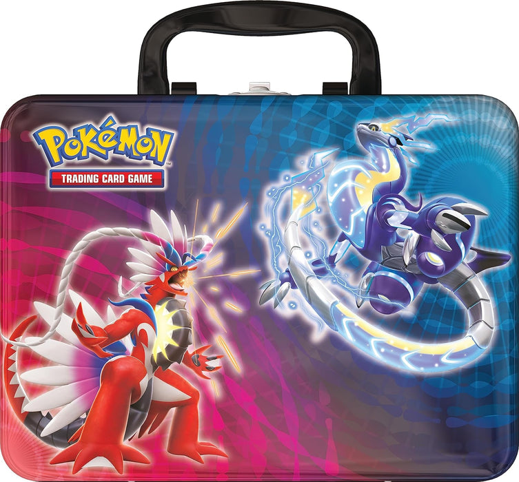 Pokémon TCG: Back to School Collector Chest—Sprigatito, Fuecoco & Quaxly 3 Foil Promo Cards, 6 Booster Packs Junior