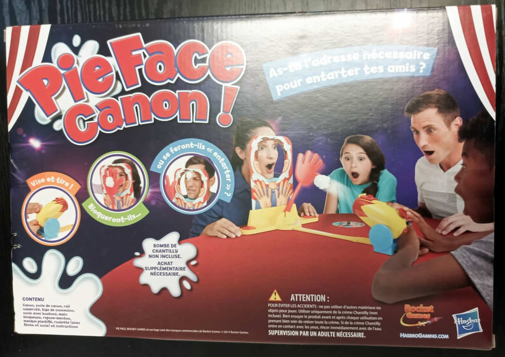 Hasbro Jeu de société Pie Face Canon Hasbro Jeu de société Pie Face Canon