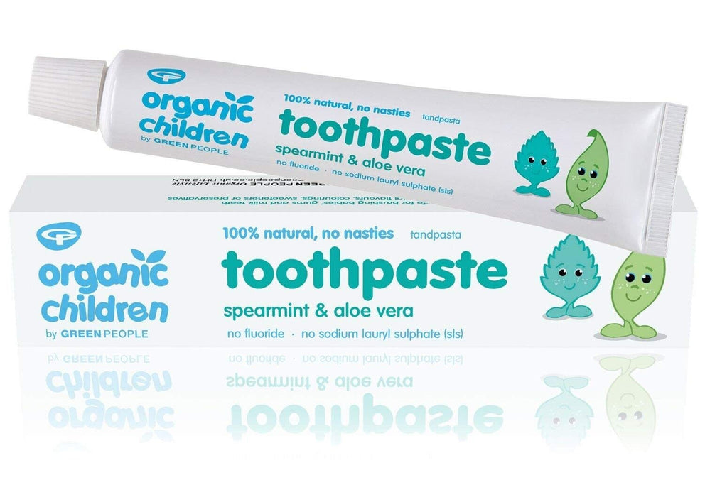 Junior Green People Kids Toothpaste: Spearmint  & Aloe Vera