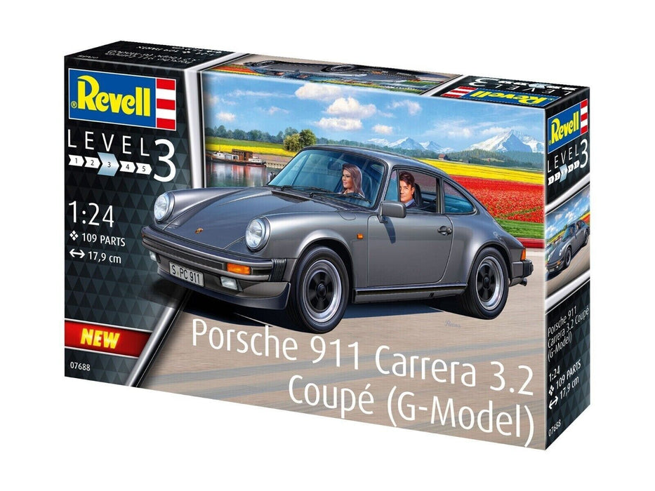 Revell 1/24 Porsche 911 Carrera 3.2 G Model Coupe
