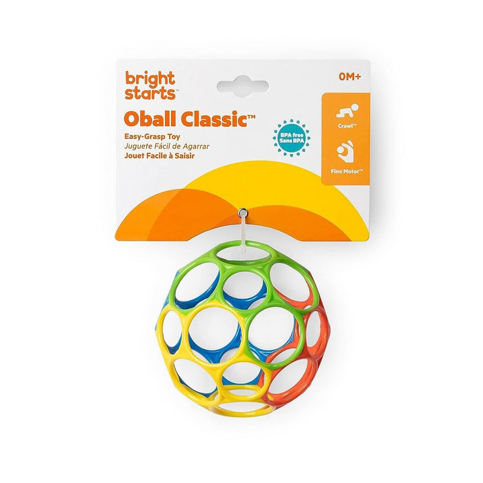 Junior Bright Starts Oball Easy Grasp Classic Ball: BPA-Free Fun in 3 Colors