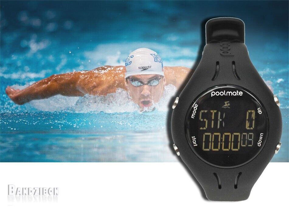 Simovate Swimovate Poolmate 2 Swimming Water Sports Lap Counter Tracker Watch B ...