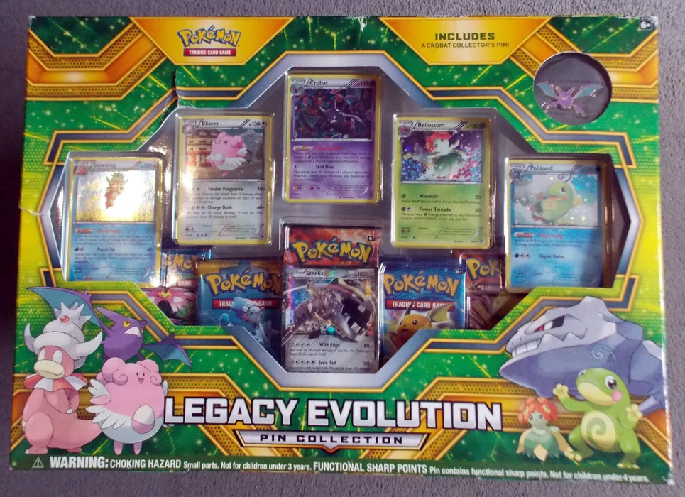 Pokémon Legacy Evolution Cards TCG Pin Collection Unleash Your Power IV