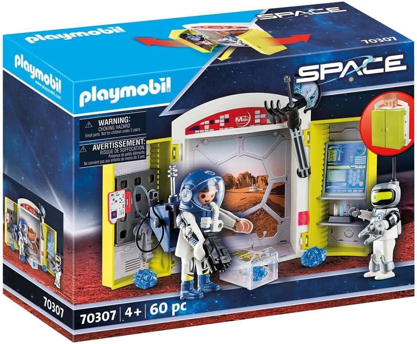 Playmobil 70307 Space Mars Mission Play Station Box - Astronaut Robot Playset