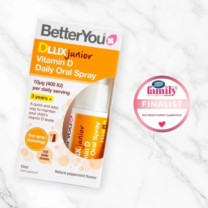 BetterYou DLUX Junior Vitamin D Oral Spray 15ml for Kids