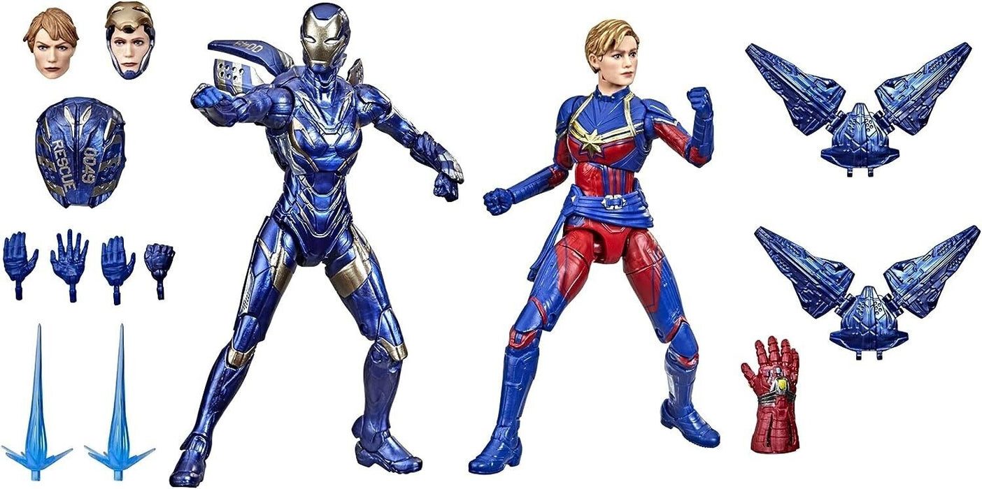 Marvel Legends Series Action Figure Captain Marvel and Rescue Armor