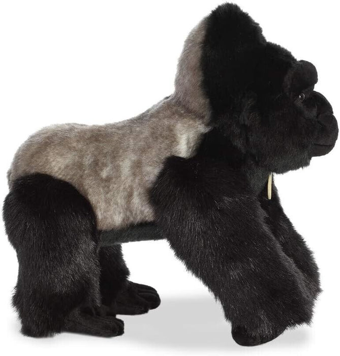 Aurora MiYoni Silverback Gorilla Plush: A Primate Pal for Hugs and Cuddles -13In