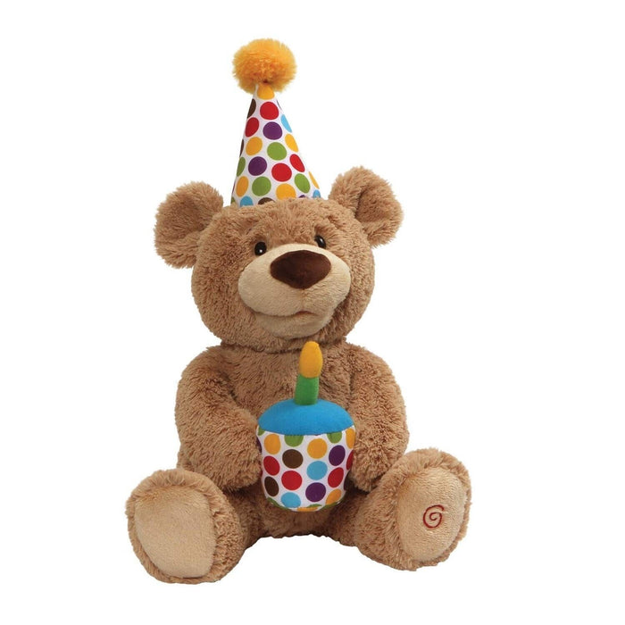 Happy Birthday Animated Teddy - Cute and Celebratory Plush Toy Junior