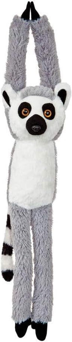 Aurora Hanging Lemur: 19In Soft Toy - Grey