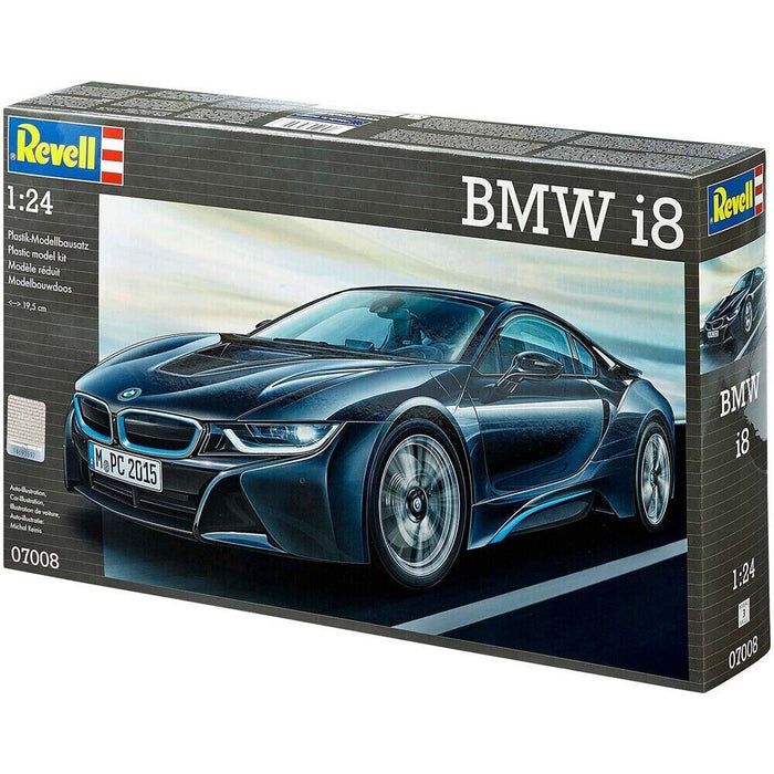 Revell BMW i8 Sports Car Plastic Model Kit 07008 Scale 1:24