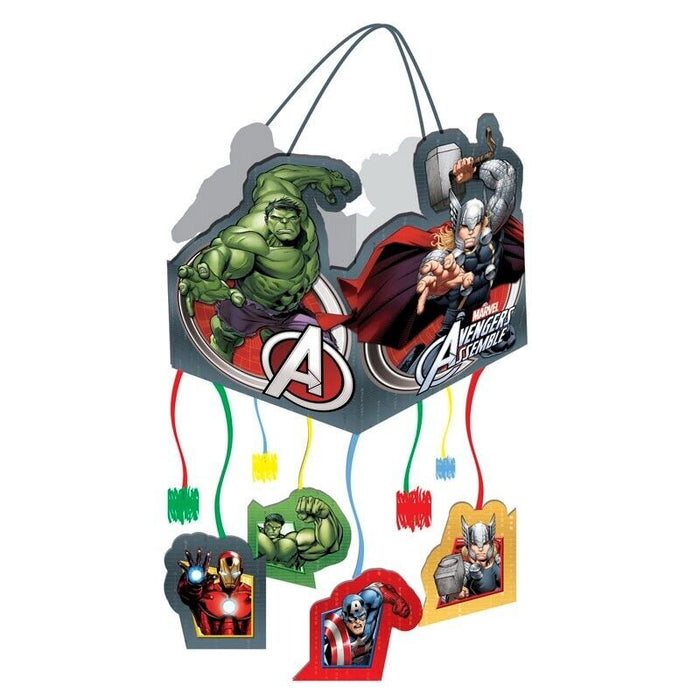 Junior Marvel Avengers Multiheroes Fillable Piñata 4 Bands