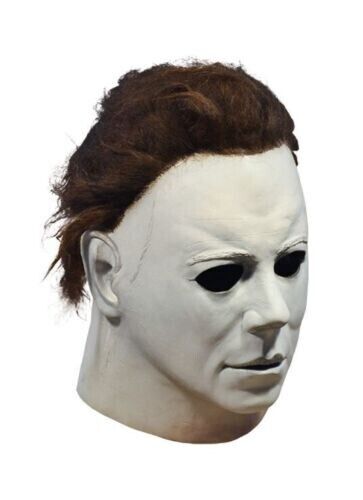 Halloween 1978 Michael Myers Mask - White - Classic Horror Movie Costume