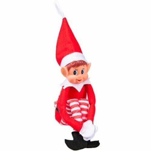 Christmas Elf Behaving Badly Plush Toy Novelty Long Bendy Naughty Boy Christmas