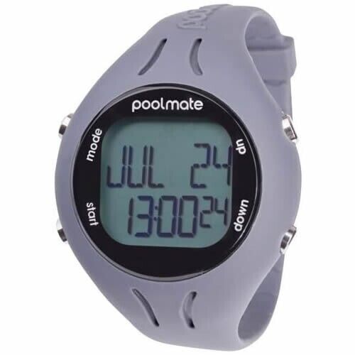 wimovate Poolmate 2 Swimming Water Sports Lap Counter Tracker Watch Grey