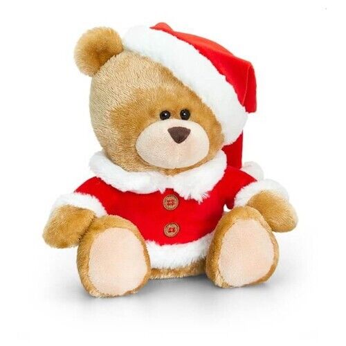 Keel Christmas Pipp the Bear Santa Soft Toy