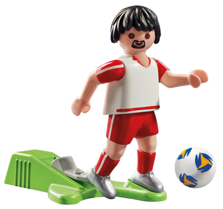 Playmobil National Player Poland Football Action Figure Set