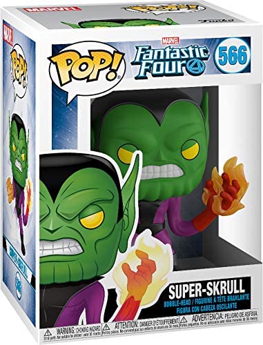 Unleash Your Marvel Fandom with Funko POP! Fantastic Four - Super-Skrull Collectible Toy