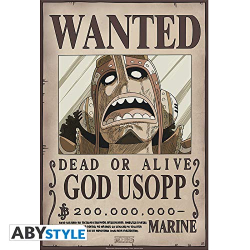 One Piece "Wanted Usopp New" Poster (52x35)