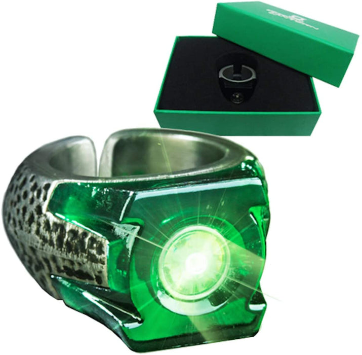 The Noble Collection Green Lantern Light-Up Ring Costume Accessory