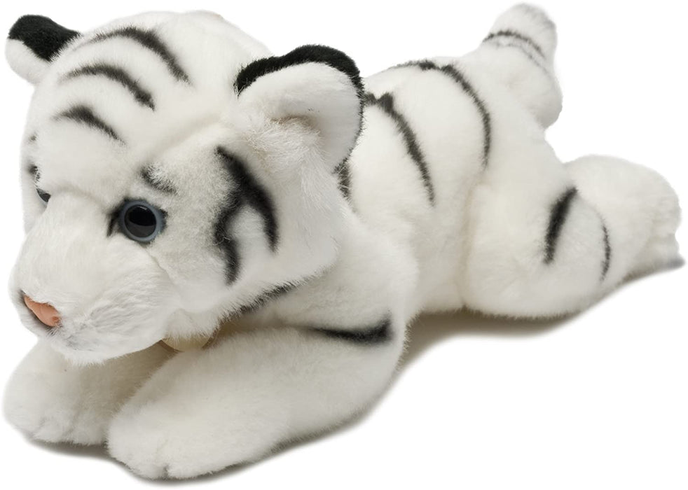 AURORA, MiYoni White Tiger, 8In, Soft Toy - Embrace the Wild Majesty!