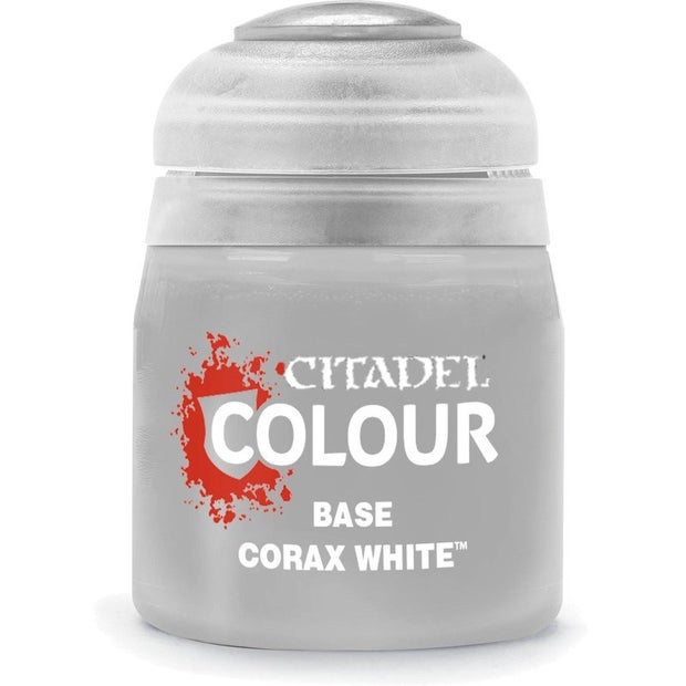 Games Workshop Vibrant Painting Citadel Base Corax White for Miniatures