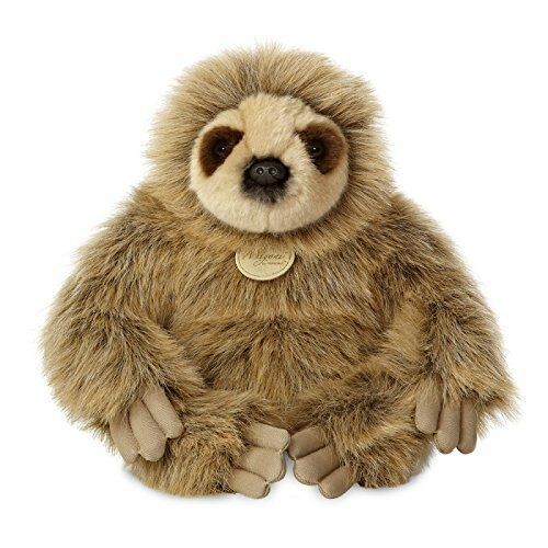 Snuggle up with the Adorable MiYoni Brown Sloth Plush Toy